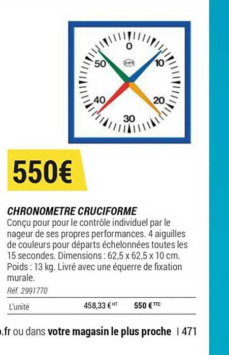 chronometre cruciforme