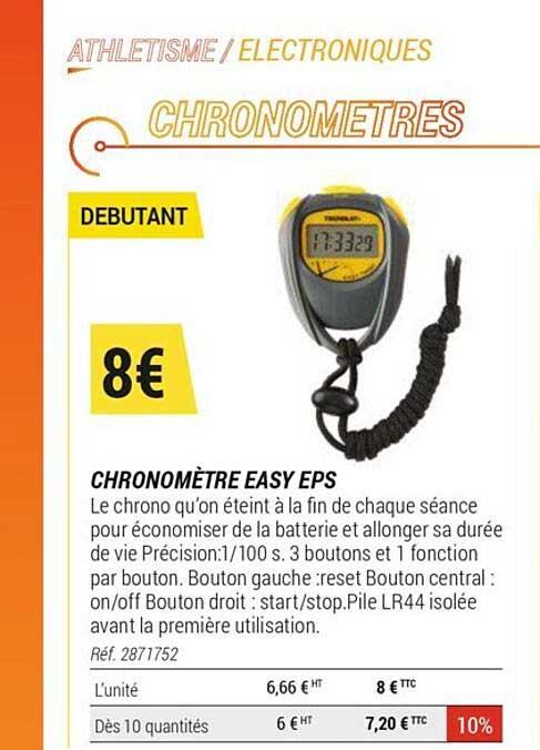 chronomètre easy eps
