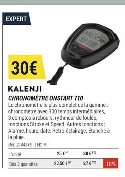 chronomètre onstart 710 kalenji