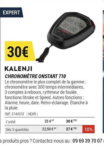 chronomètre onstart 710 kalenji