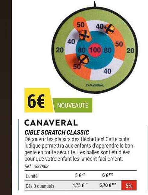 Cible Scratch Classic Canaveral