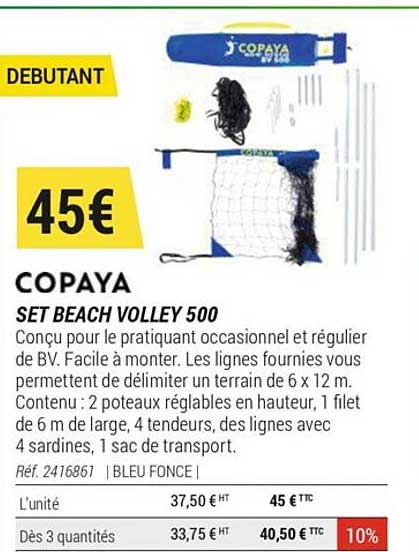 Copaya Set Beach Volley 500