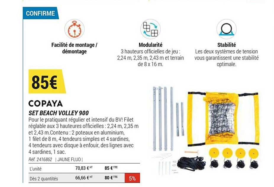 Copaya Set Beach Volley 900