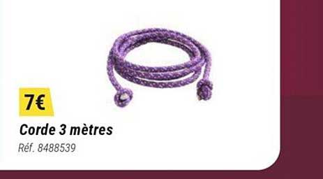 corde 3 mètres