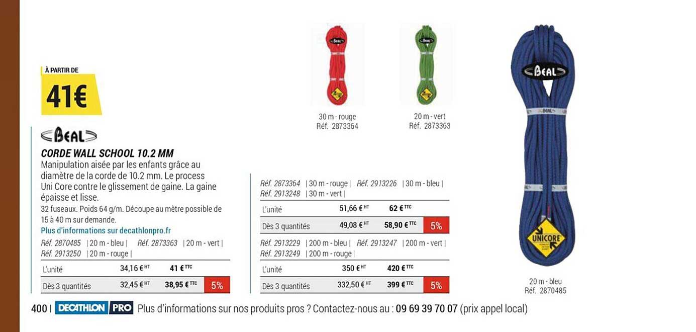 corde wall school 10.2 mm beal