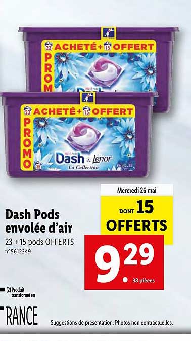 Dash Pods Envolee D'air