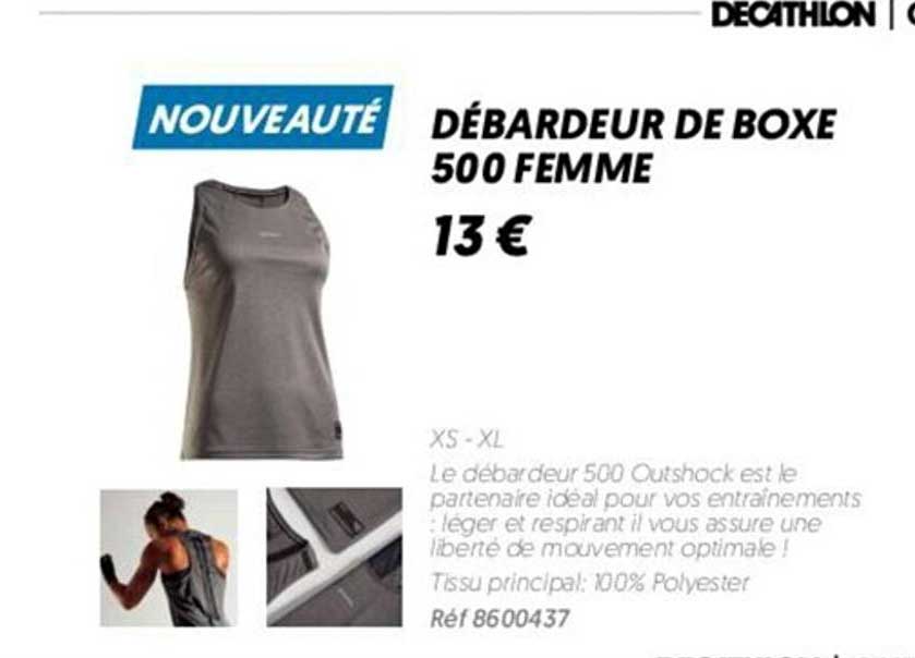 débardeur de boxe 500 femme