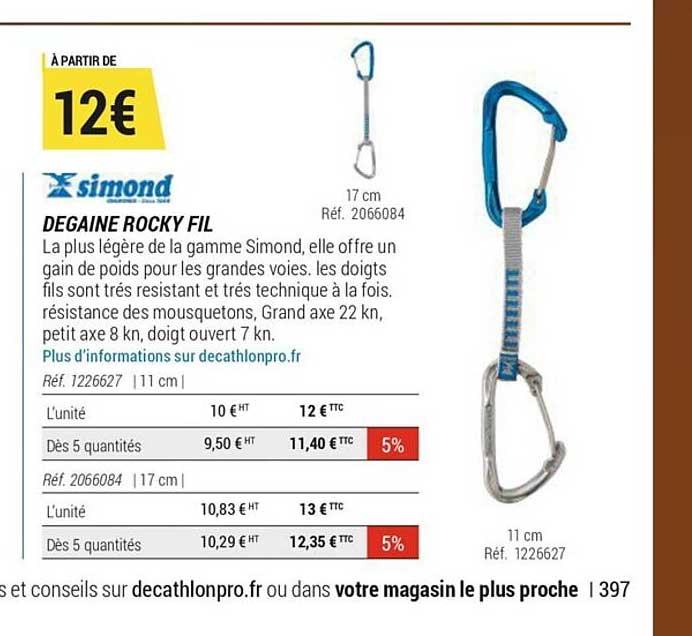 Dégaine Rocky Fil Simond