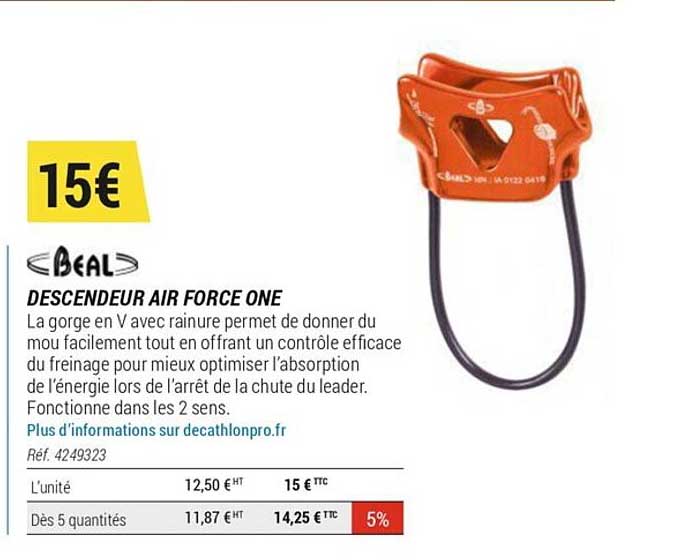 descendeur air force one beal