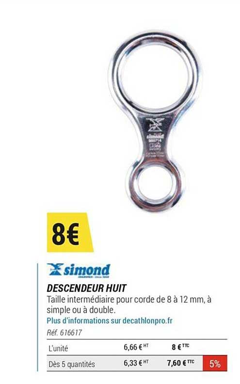 descendeur huit simond