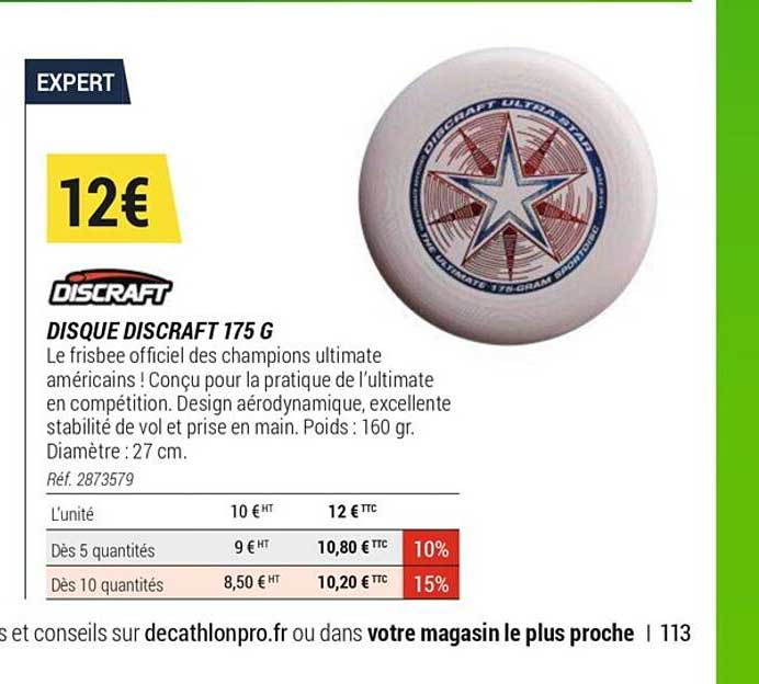 Disque Discraft 175 G