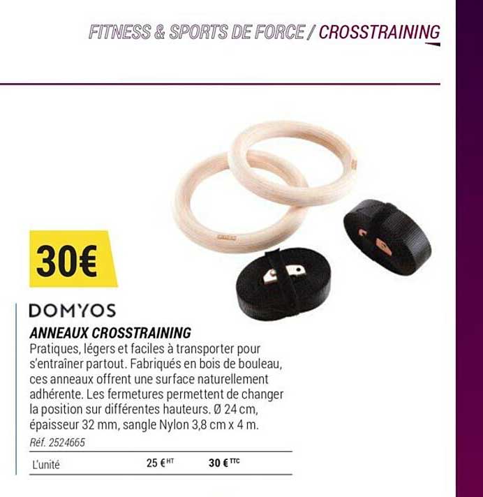 domyos anneaux crosstraining