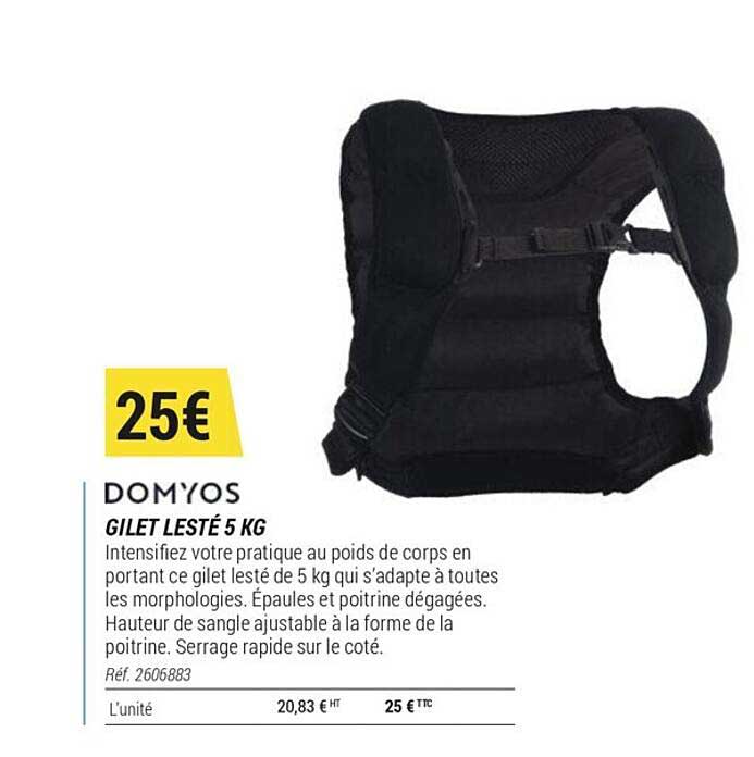 Domyos Gilet Lesté 5 Kg