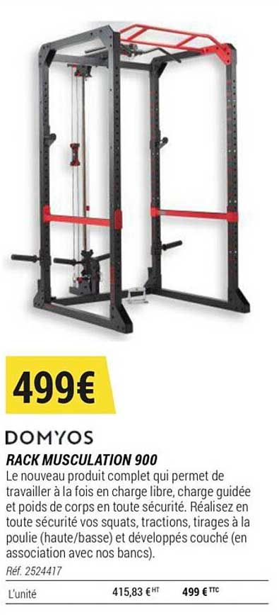 domyos rack musculation 900
