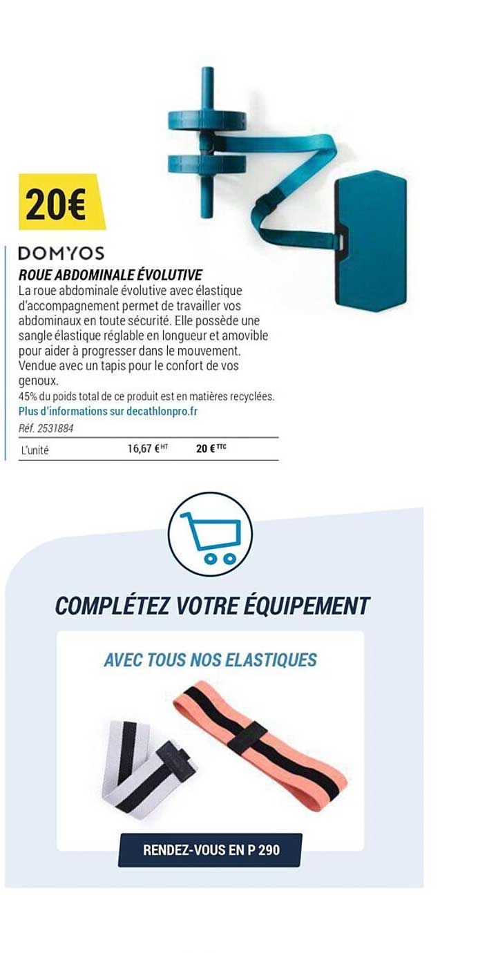 domyos roue abdominale évolutive