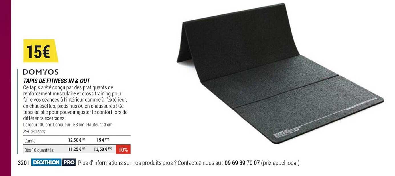 Domyos Tapis De Fitness In & Out