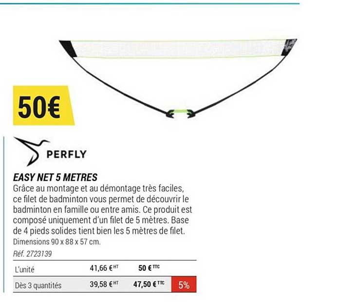 easy net 5 mètres perfly