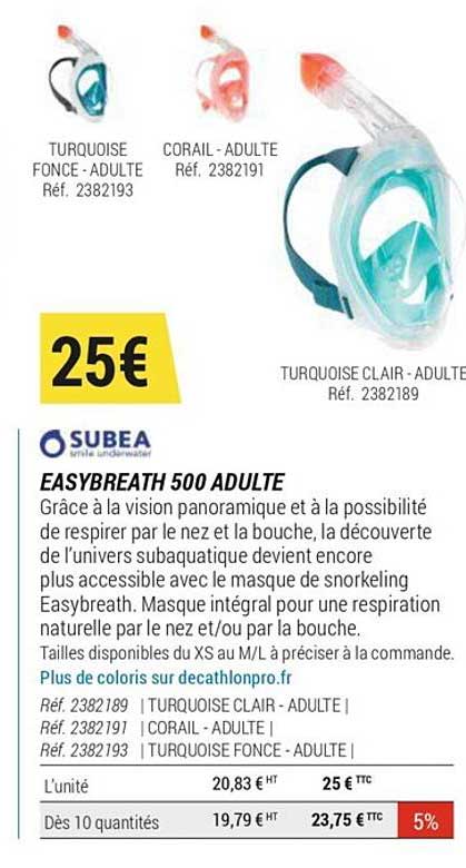 Easybreath 500 Adulte