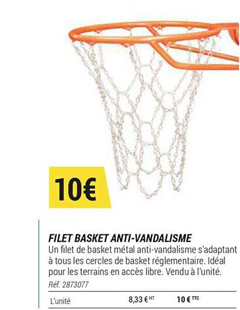 Filet Basket Anti-vandalisme