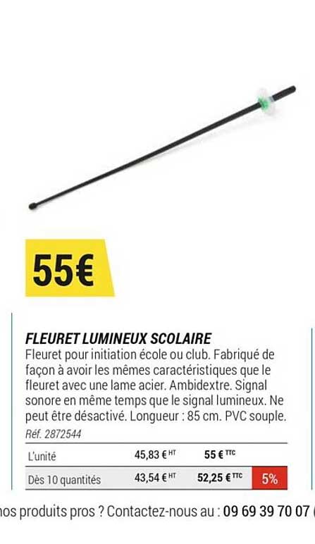 Fleuret Lumineux Scolaire