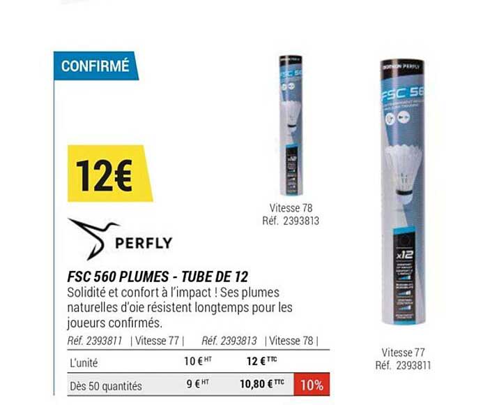fsc 560 plumes - tube de 12 perfly