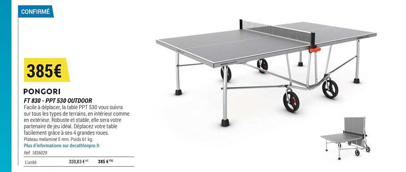 ft 830 - ppt 530 outdoor pongori