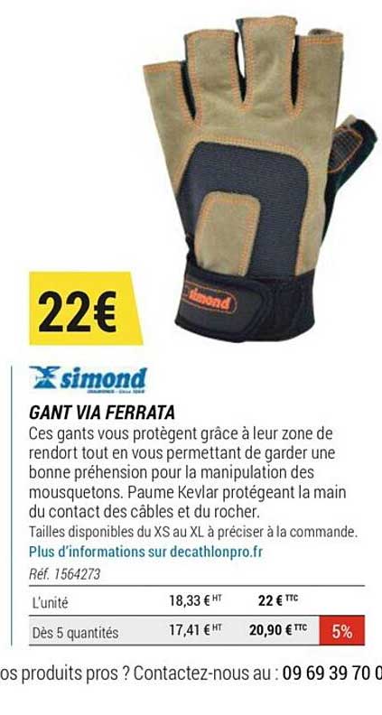 gant via ferrata simond