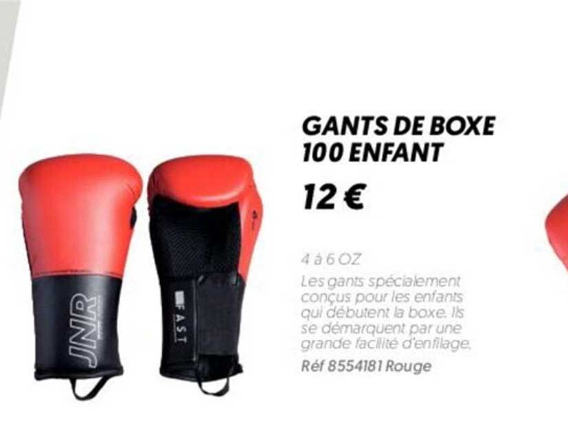 gants de boxe 100 enfant
