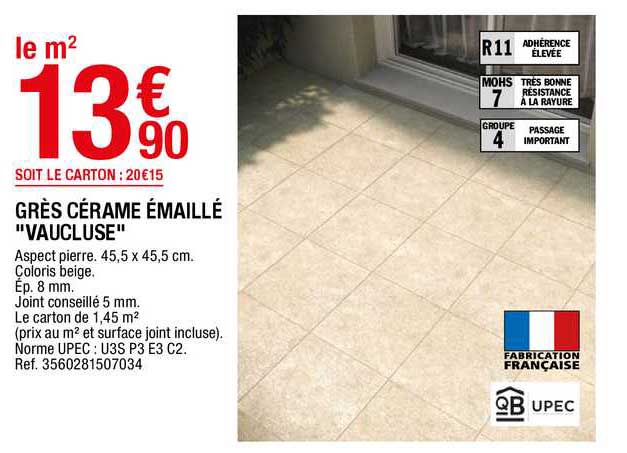 grès cérame émaillé "vaucluse"