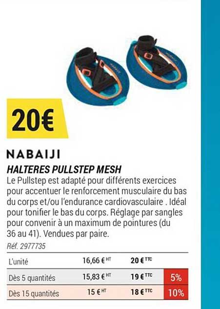 halteres pullstep mesh nabaiji