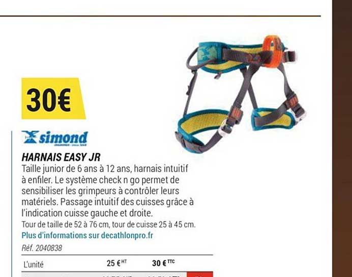 harnais easy jr simond
