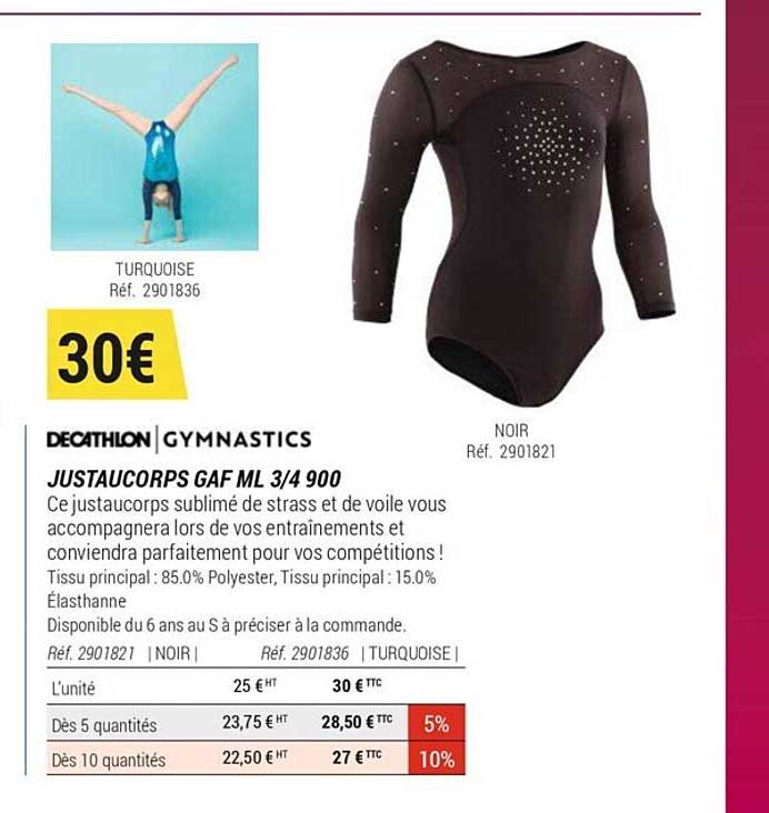 justaucorps gaf ml 3-4 900