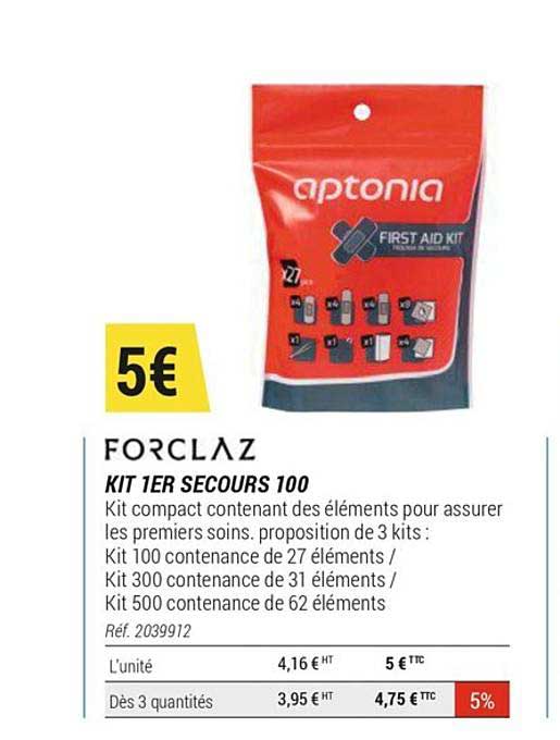 kit 1er secours 100 forclaz
