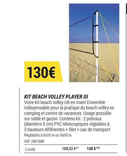 Kit Beach Volley Player III