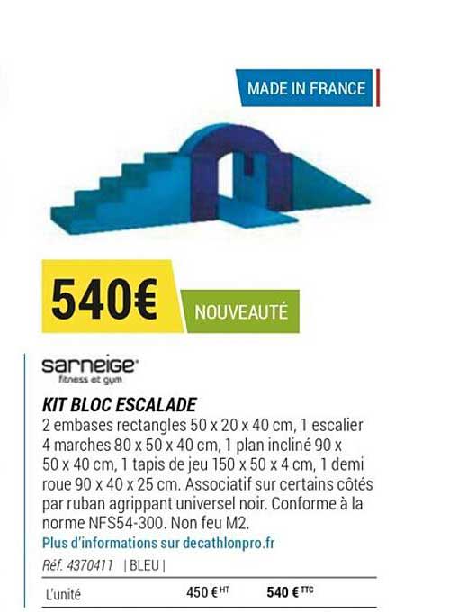 Kit Bloc Escalade Sarneige