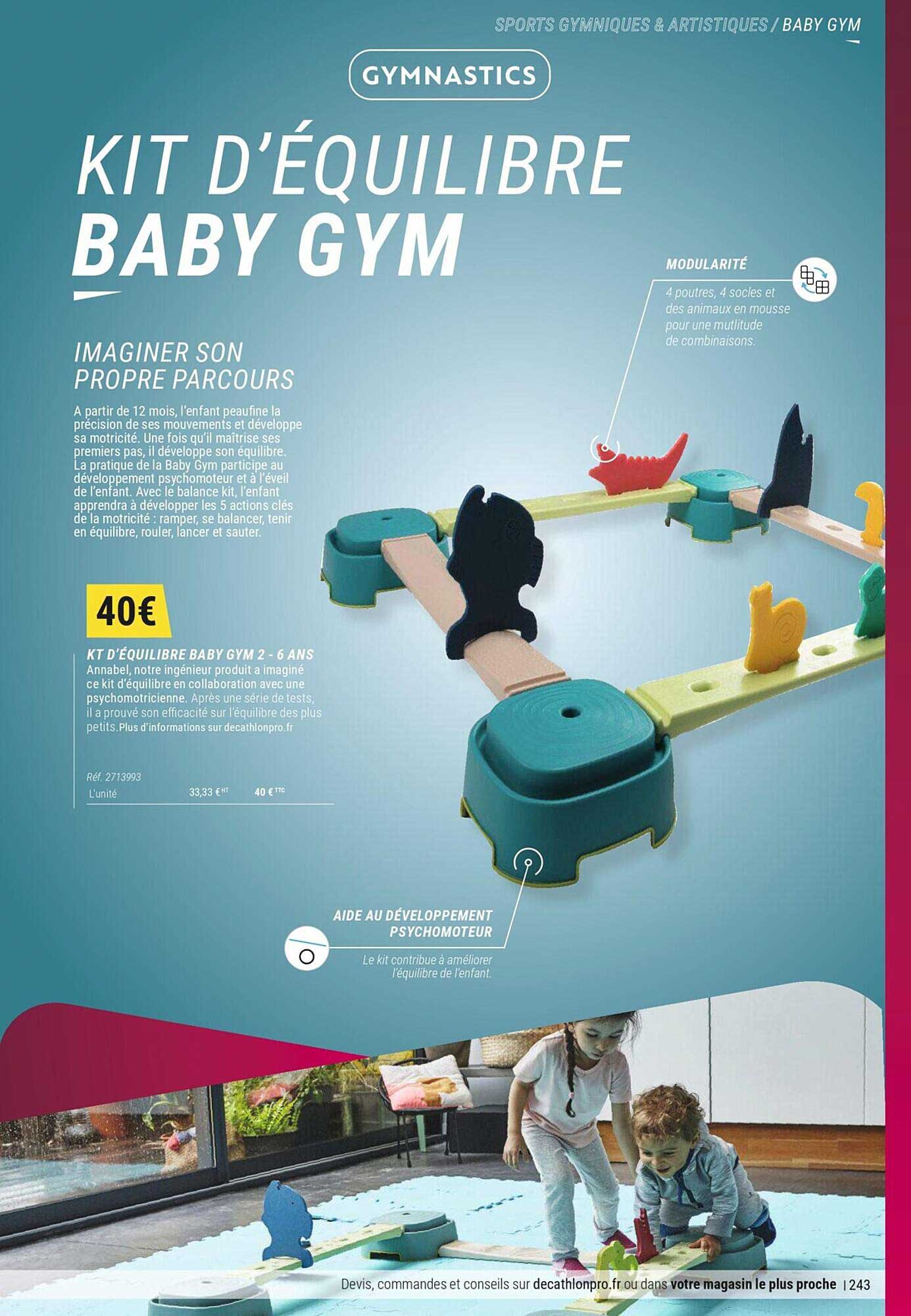 kit d'équilibre baby gym