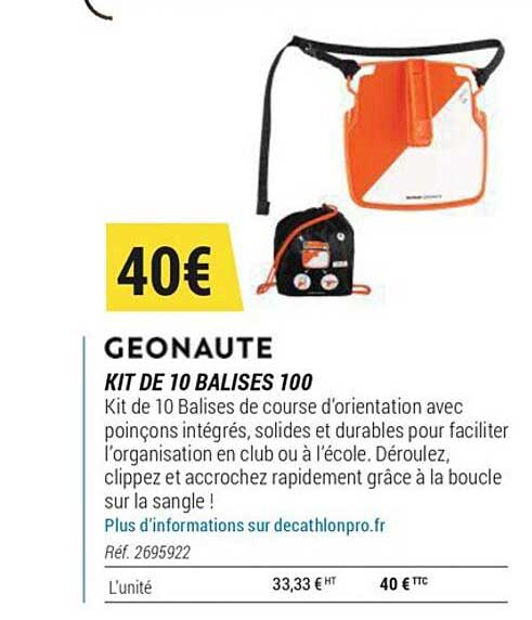 Kit De 10 Balises 100 Géonaute