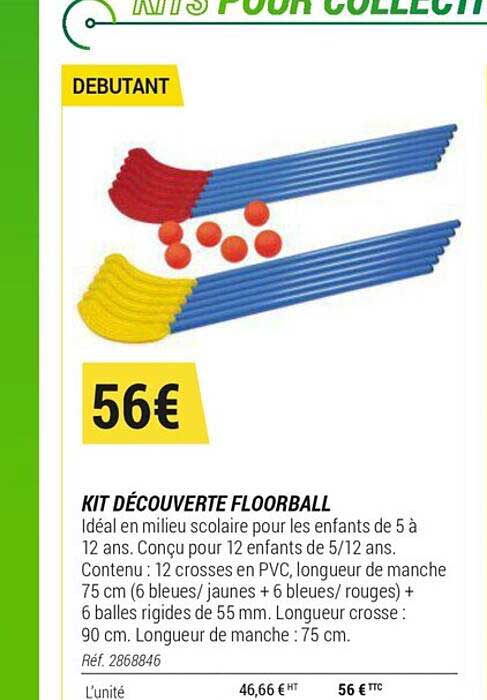 Kit Decouverte Floorball