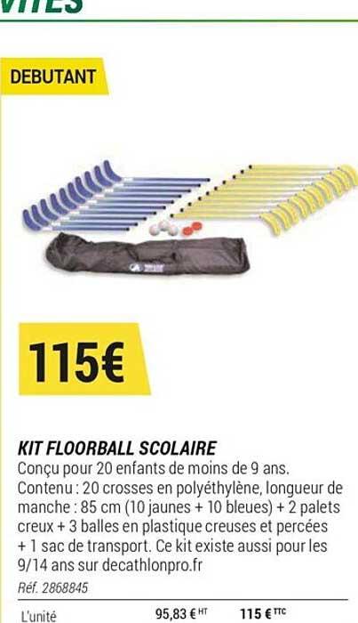 Kit Floorball Scolaire