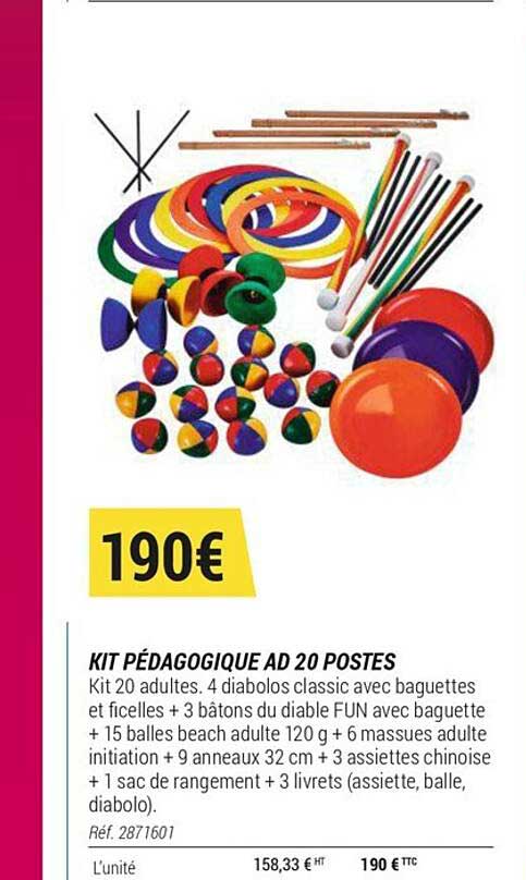kit pédagogique ad 20 postes