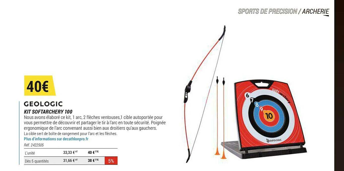 kit softarchery 100 géologic
