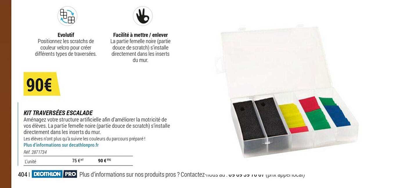 Kit Traversées Escalade