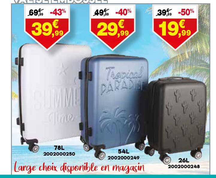 large choix disponible en magasin