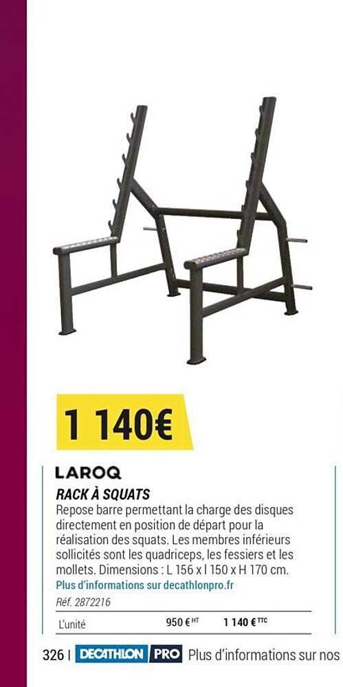 laroq rack à squats