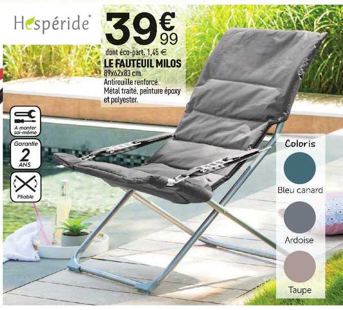 le fauteuil milos