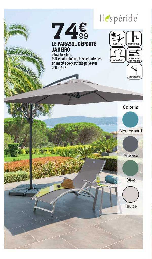 Le Parasol Déporté Janeiro