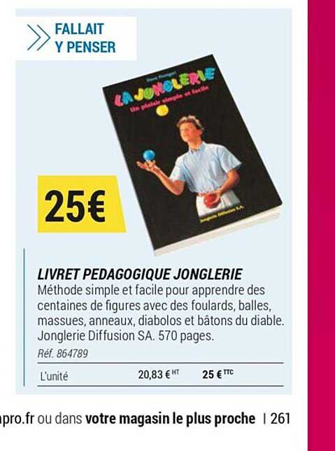 livret pédagogique jonglerie