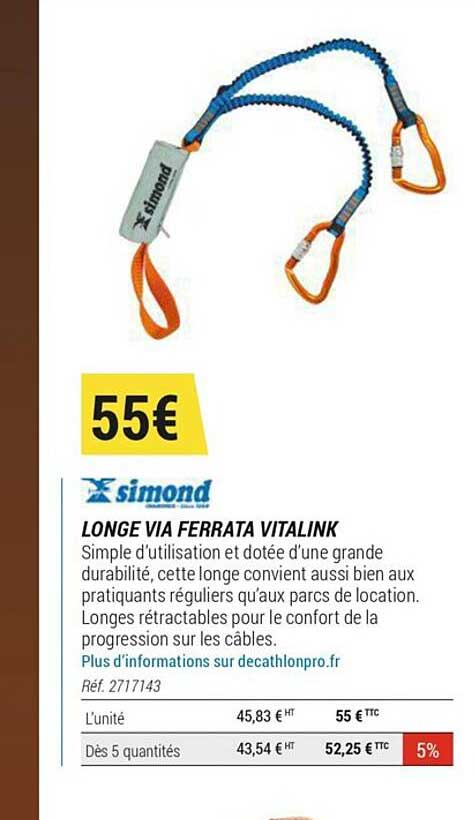 longe via ferrata vitalink simond
