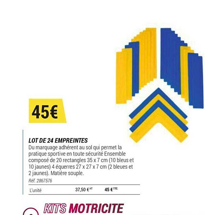 lot de 24 empreintes