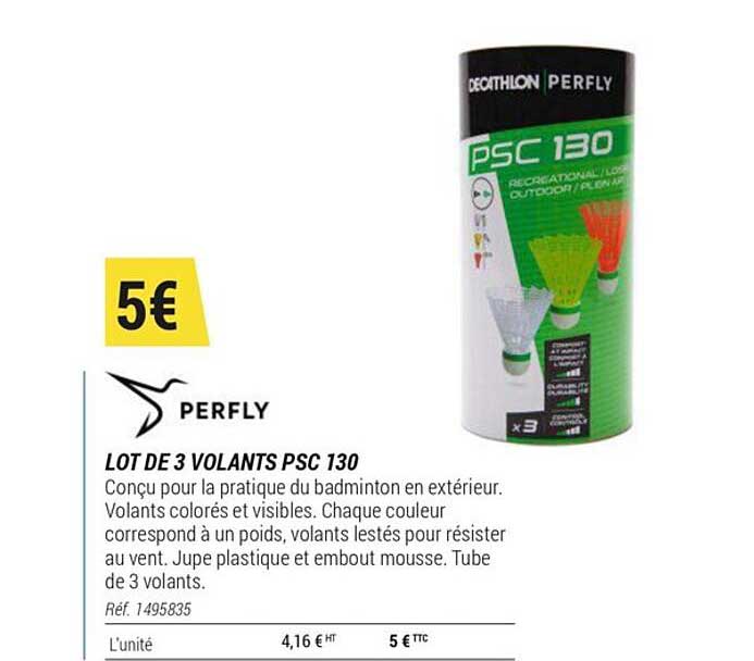lot de 3 volants psc 130 perfly